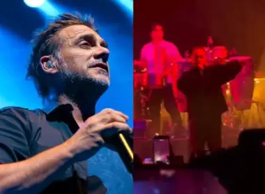 Vicentico frenó un show en Bogotá por una bengala: "¿Tenés idea de lo que significa eso para un argentino?"